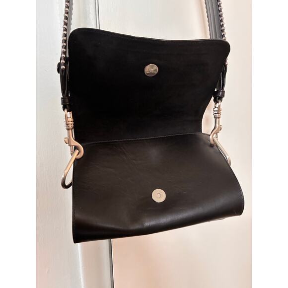 Black Leather Studded Zara Purse - Picture 5 of 9